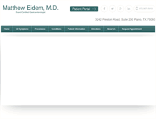 Tablet Screenshot of mattheweidem.com